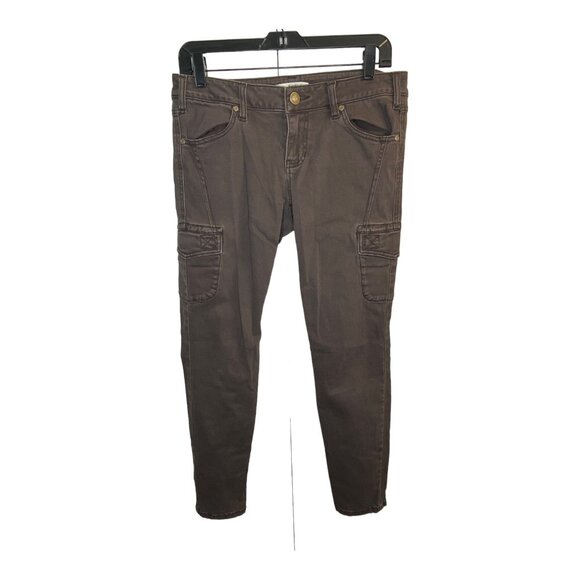 Cabi Women’s Size 4 Bittersweet Cargo Jeans Pants in Brown Style #962 - Picture 2 of 16